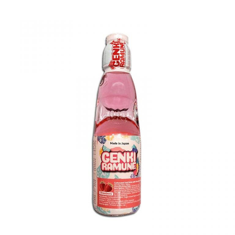 Genki Ramune Jordgubb - Drakfrukt.se