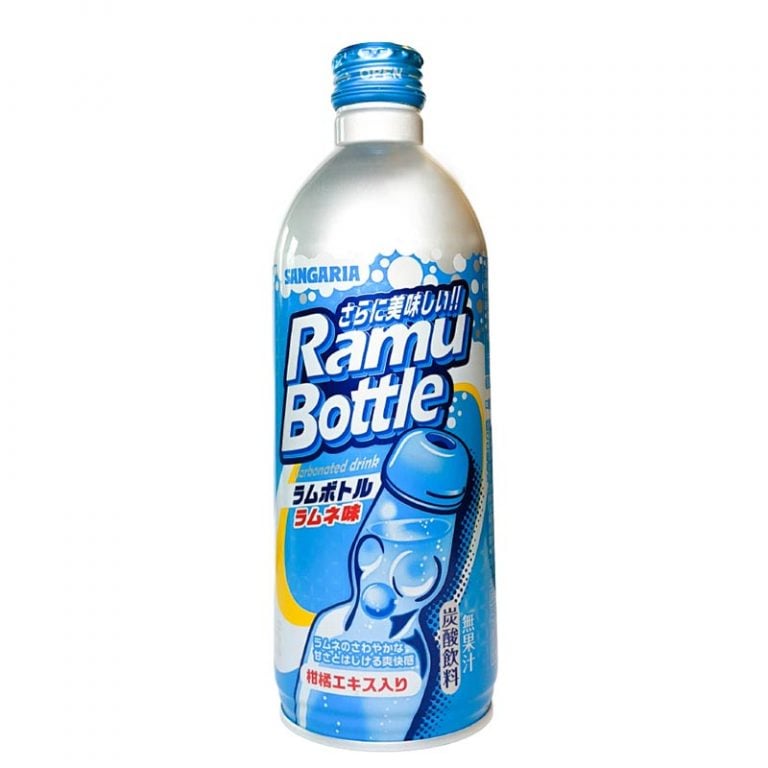 Ramune Stor Flaska 500ml - Drakfrukt.se