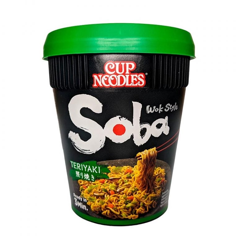 Nissin Soba Nudelkopp Wok-Style Teriyaki - Drakfrukt.se