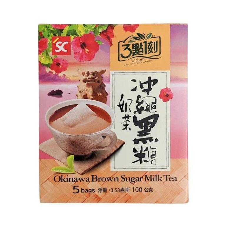 Okinawa Brown Sugar Milk Tea P Sar Drakfrukt Se